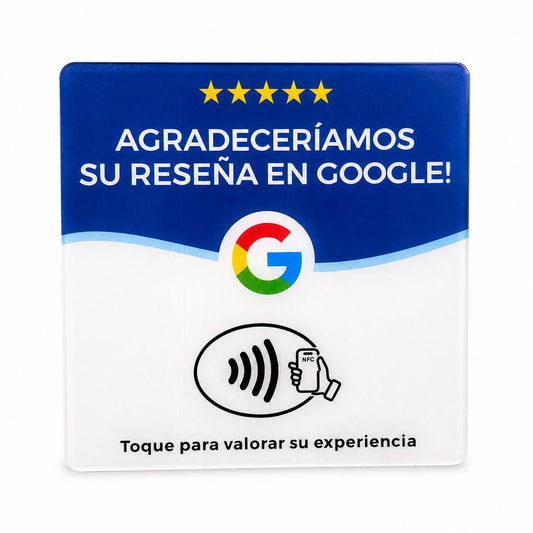 Google NFC pegatinas 5 u